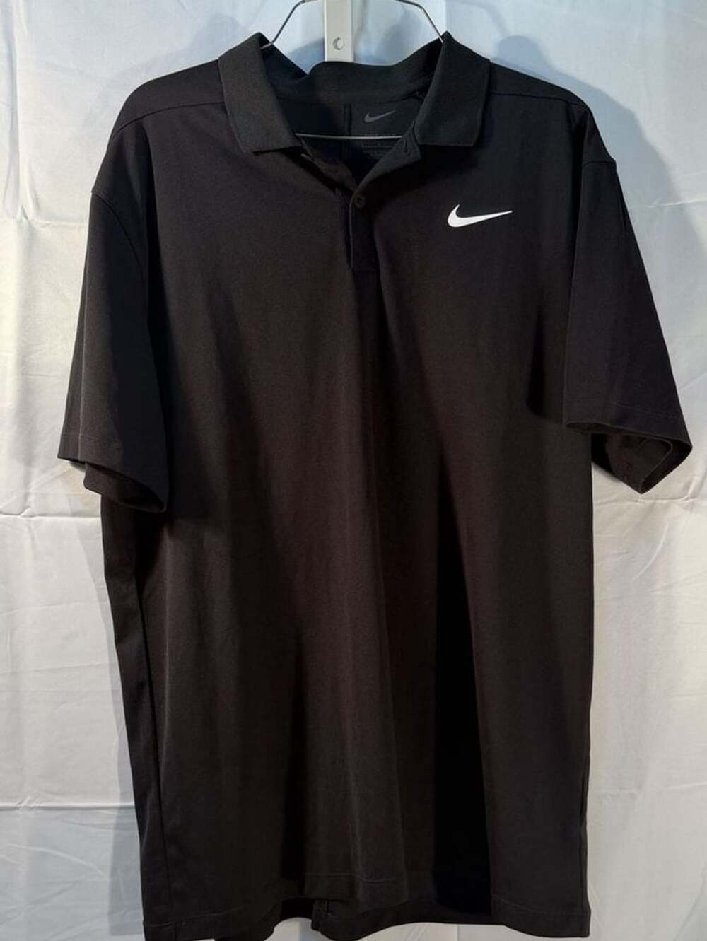 Nike Dri-Fit Polo Shirt Size L Black